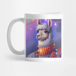 Cute Llama Drawing Mug